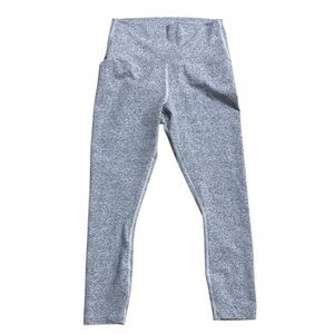 NOBULL Heather Gray High-Rise Performance Leggings 7/8 Length Size Small